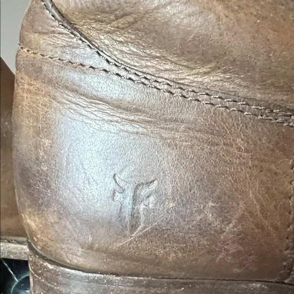 FRYE Brown Leather Tall Boots - Picture 9 of 13
